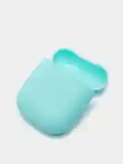 Бирюзовый силиконовый чехол для Apple AirPods 1 и AirPods 2