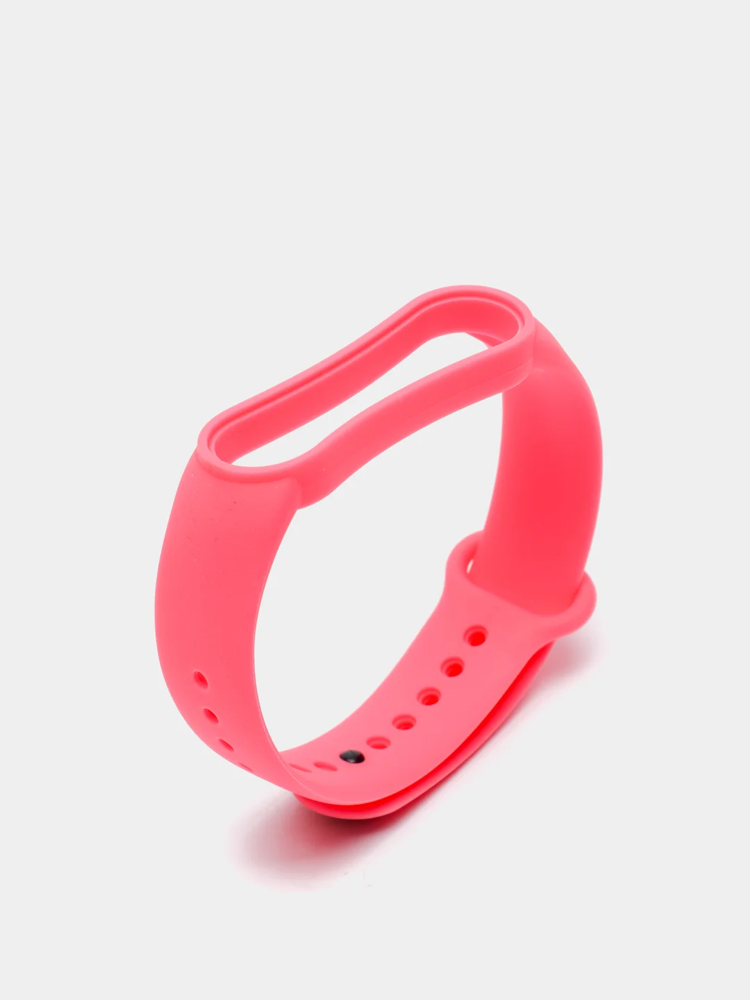 Розовый ремешок силиконовый для браслета Xiaomi Mi Band 5, 6, 7