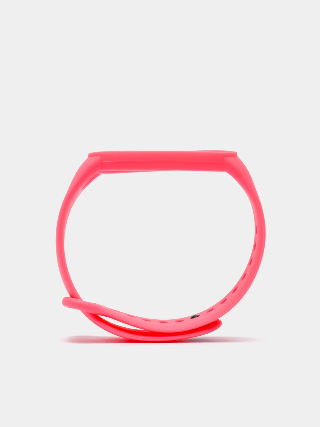 Розовый ремешок силиконовый для браслета Xiaomi Mi Band 5, 6, 7