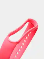Розовый ремешок силиконовый для браслета Xiaomi Mi Band 5, 6, 7