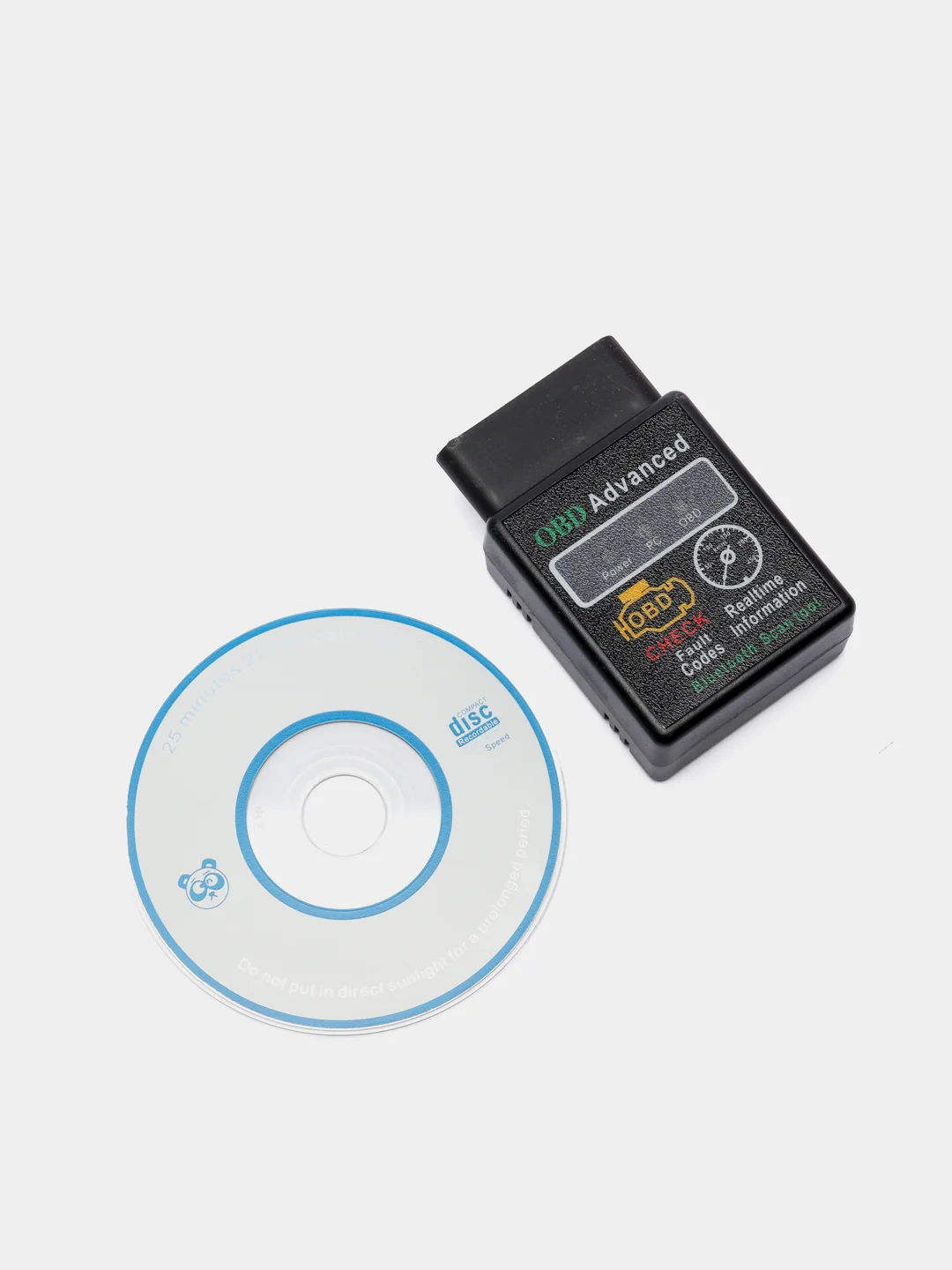 Автомобильный диагностический Bluetooth сканер-адаптер для Android ELM 327 V1.5 OBD-II
