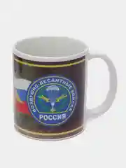 Голубой кружка "С Днем Защитника Отечества"