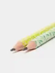 Карандаш чернографитный Brauberg "Green", 3 штуки, HB, с ластиком, пластиковый