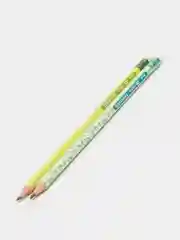 Карандаш чернографитный Brauberg "Green", 3 штуки, HB, с ластиком, пластиковый