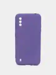 Пурпурный чехол Samsung Galaxy A01 / M01, Галакси А01 / М01 чехол силиконовый рифленый