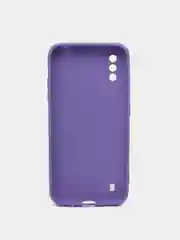 Пурпурный чехол Samsung Galaxy A01 / M01, Галакси А01 / М01 чехол силиконовый рифленый