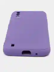 Пурпурный чехол Samsung Galaxy A01 / M01, Галакси А01 / М01 чехол силиконовый рифленый