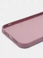 Сиреневый чехол силиконовый со стеклянной панелью для iPhone 13 Pro Max