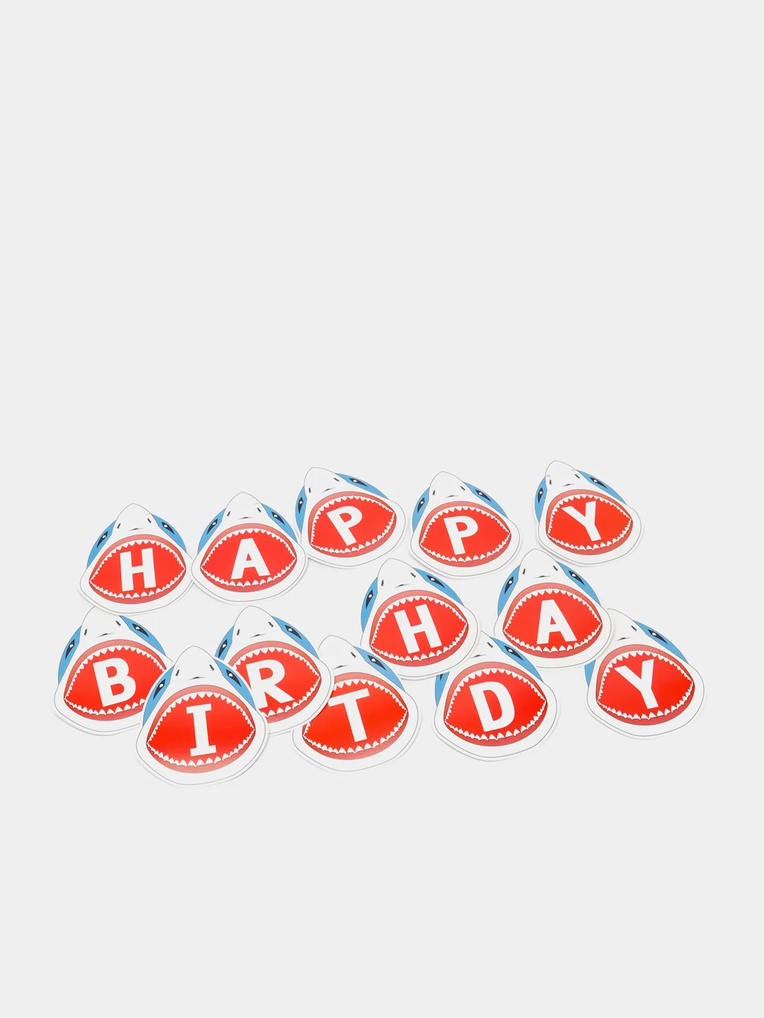 Морской гирлянда-растяжка и флажки  "Happy Birthday" 26 видов