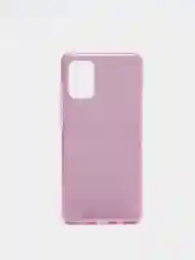 Лавандовый чехол блестящий Samsung Galaxy A71 накладка c блёстками Самсунг А71