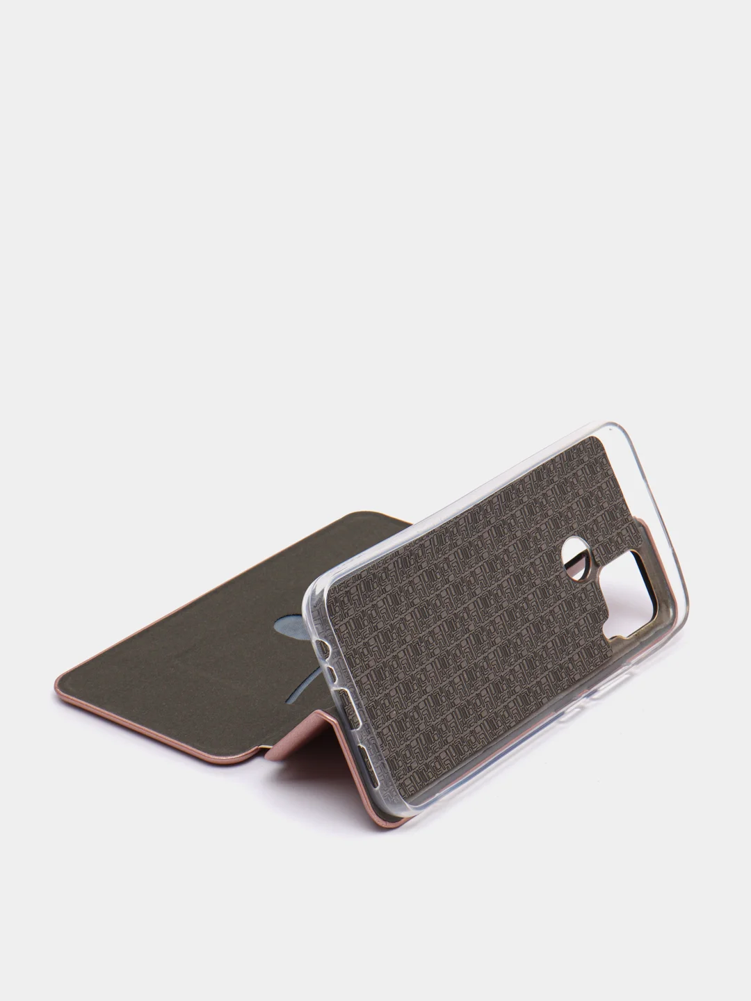 Розовый чехол-книжка для Realme C15 / C12 / C25 / C25S