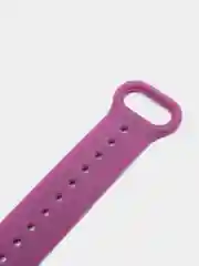 Сиреневый ремешок для Xiaomi Mi Band 5 6 фитнес браслета силиконовый
