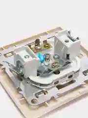 Бежевый розетка телевизионная  1-местная 75 Ом, 5-862МГц STEKKER PST00-9008-01