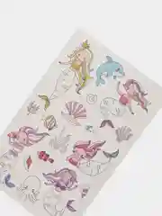Желтый детские татуировки, светящиеся