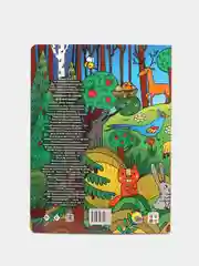 Детская книга на картоне "Звериные истории", виммельбух, Проф-Пресс