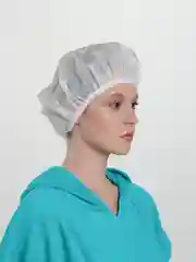 Шапочка для душа Домашний сундук многоразовая, белая
