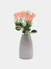 Искусственные цветы. Кустовые розы (пластиковый букет ). Высота: 31 см. 15 бутонов
