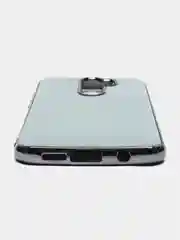 Ледяной чехол Xiaomi Redmi Note 8 Pro, Сяоми Редми Нот 8 Про силиконовый с глянцевой рамкой