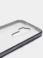 Ледяной чехол Xiaomi Redmi Note 8 Pro, Сяоми Редми Нот 8 Про силиконовый с глянцевой рамкой