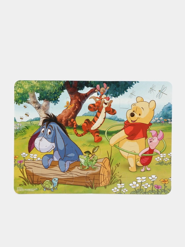 Пазлы мягкие 24 элемента "Герои Disney": Холодное сердце, Моана, Белоснежка и семь гномов"