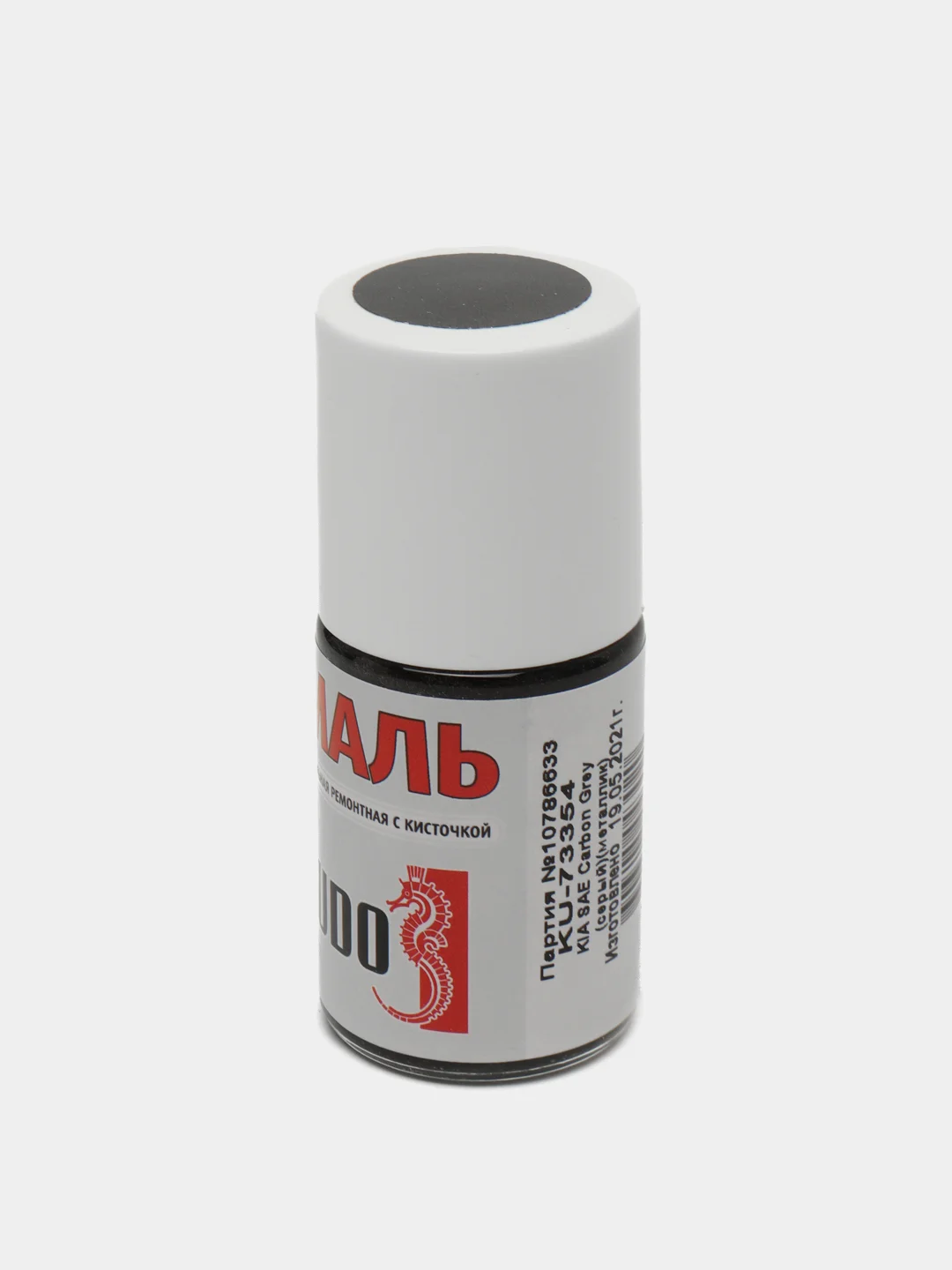 SAE Carbon Grey KIA металлик Эмаль автомобильная ремонтная с кисточкой KUDO KU-73354