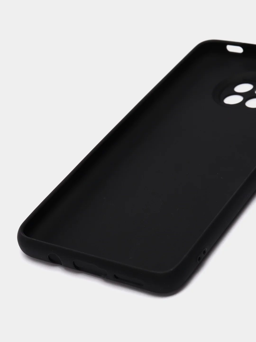 Черный чехол для Xiaomi Mi 10T Lite силиконовый
