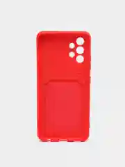 Красный wallet Чехол карман для карт Samsung A50 A30S, A31, A51 A71 A02 M02, A32, A52, A72, S20 FE