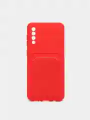 Красный wallet Чехол карман для карт Samsung A50 A30S, A31, A51 A71 A02 M02, A32, A52, A72, S20 FE