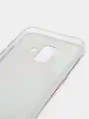 Красный чехол Samsung Galaxy A6 (2018), Самсунг Галакси А6 силиконовый с мраморным рисунком