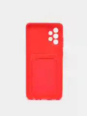 Красный wallet Чехол карман для карт Samsung A50 A30S, A31, A51 A71 A02 M02, A32, A52, A72, S20 FE