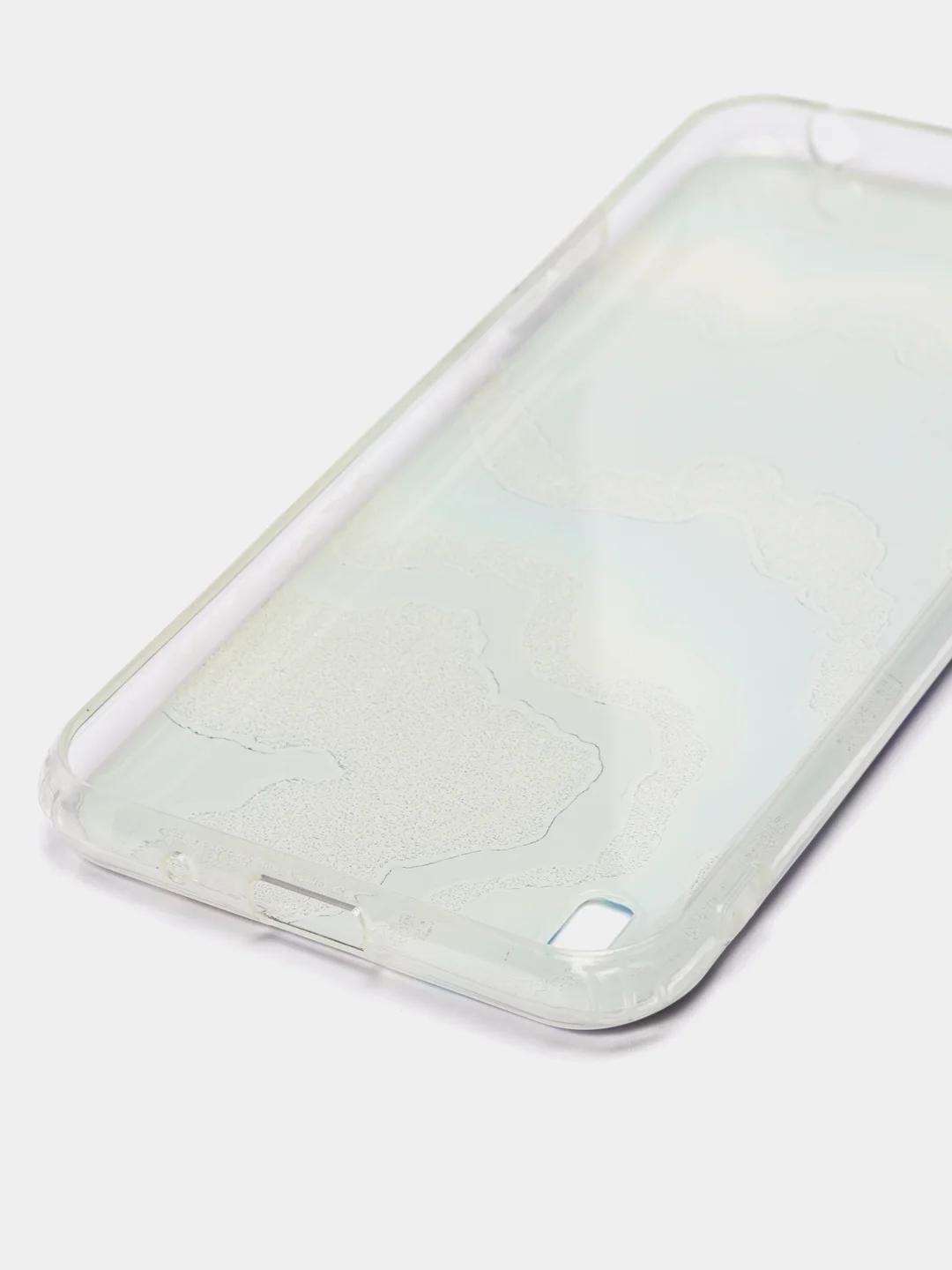 Золотой чехол Samsung Galaxy A01 / M01, Галакси А01 / М01, силиконовый, с мраморным рисунком