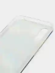 Золотой чехол Samsung Galaxy A01 / M01, Галакси А01 / М01, силиконовый, с мраморным рисунком