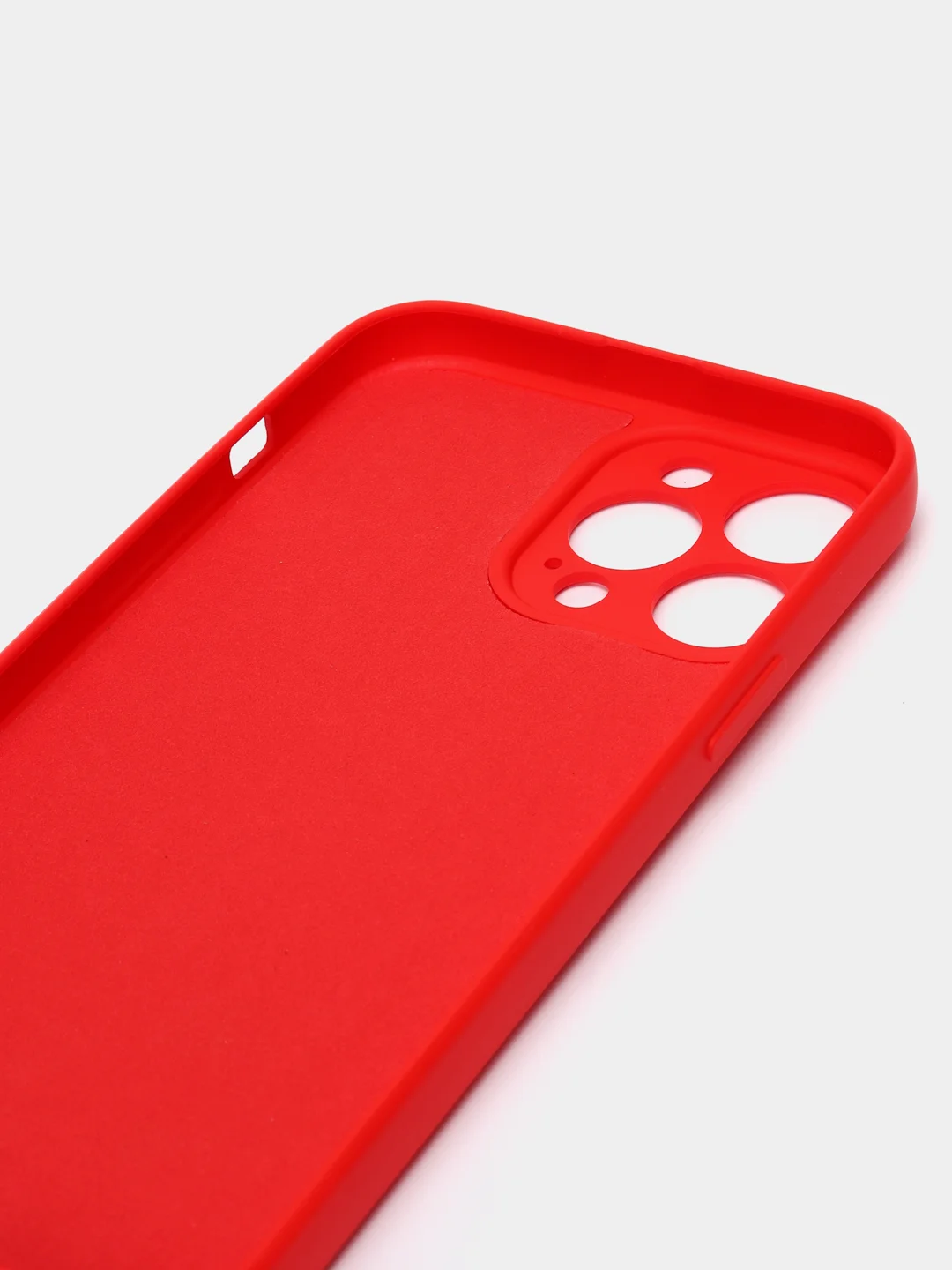 Красный чехол на iPhone 11, 13, 12, XR, Pro, Max, Mini, бархатный