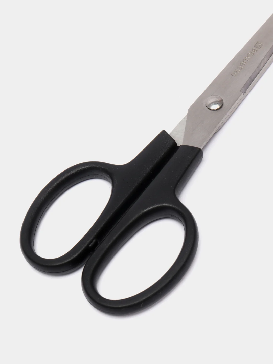 Ножницы BRAUBERG "Standard" 205 мм, классической формы, черные