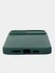 Тёмно-зелёный чехол для iPhone 11, 13, 12, Pro, Max, Mini, защита камеры, бархатный