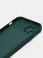 Тёмно-зелёный чехол для iPhone 11, 13, 12, Pro, Max, Mini, защита камеры, бархатный