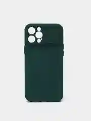 Тёмно-зелёный чехол для iPhone 11, 13, 12, Pro, Max, Mini, защита камеры, бархатный