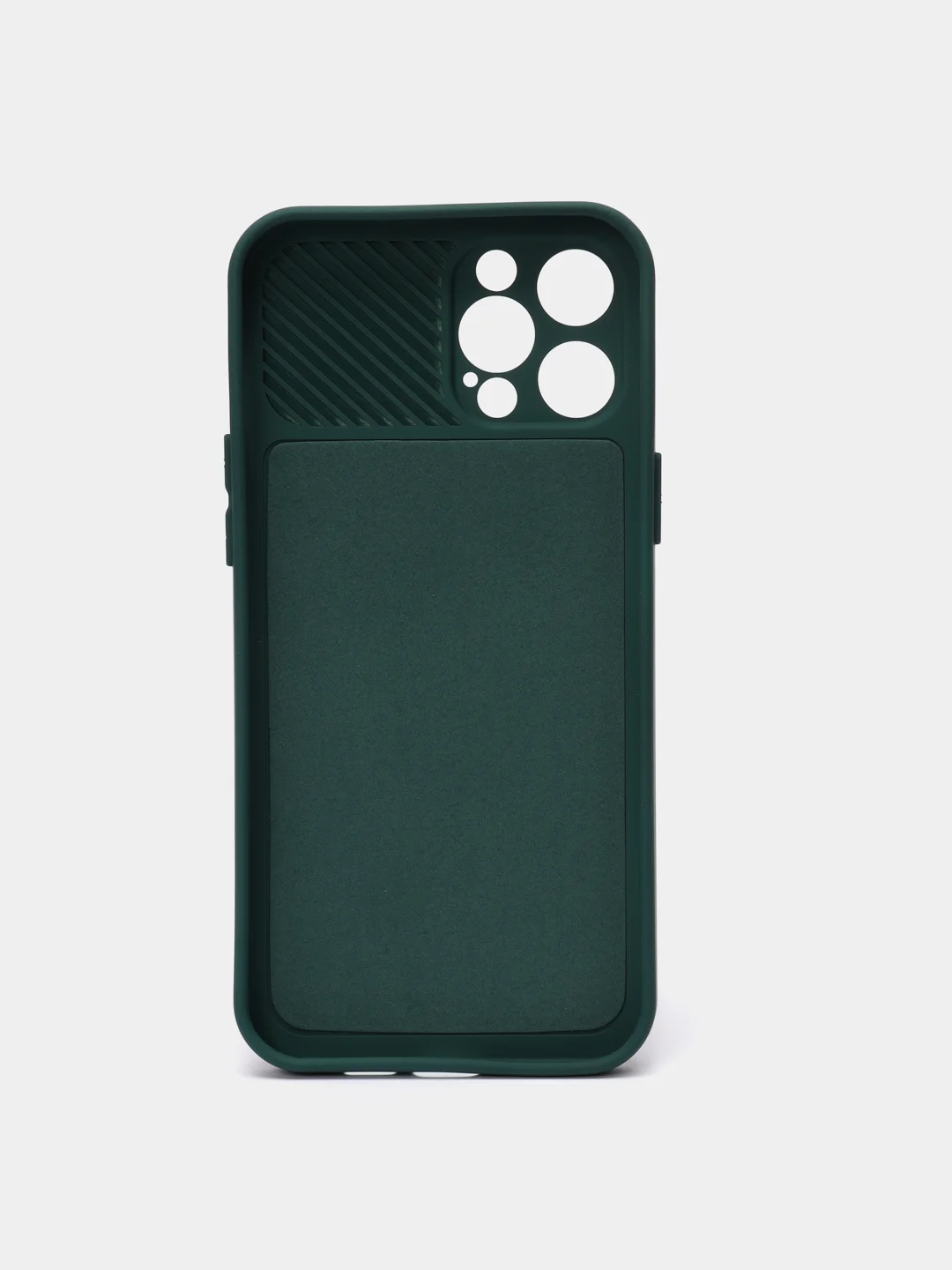 Тёмно-зелёный чехол для iPhone 11, 13, 12, Pro, Max, Mini, защита камеры, бархатный