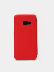 Красный чехол книжка Samsung Galaxy A3 2017 (A320), Самсунг Галакси А3 2017 (А320)