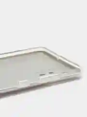 Серебряный чехол Samsung Galaxy A51, Самсунг Галакси А51 с защитой камеры, блестящий