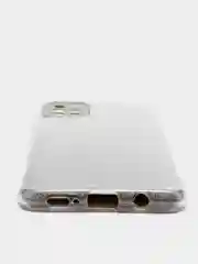 Серебряный чехол Samsung Galaxy A51, Самсунг Галакси А51 с защитой камеры, блестящий
