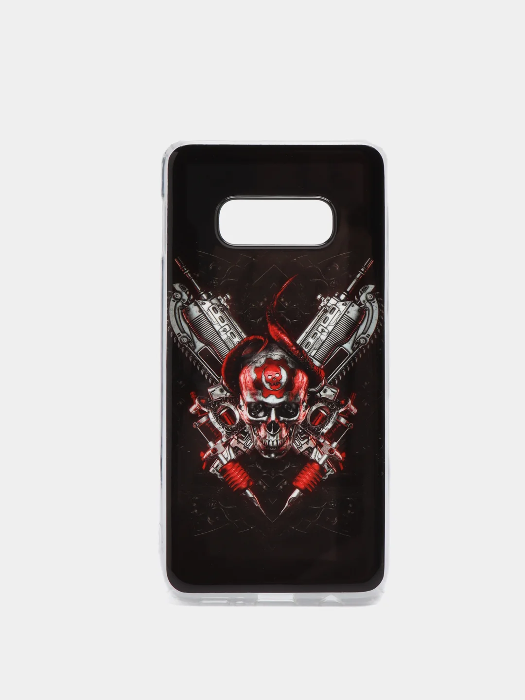Серебряный чехол Samsung Galaxy S10, S10e, S10+ Plus, Галакси С10, С10е, С10+ силиконовый с рисунком
