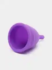 Фиолетовый менструальная чаша с мешочком