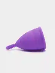 Фиолетовый менструальная чаша с мешочком