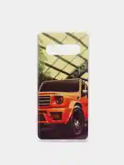 Светло-жёлтый чехол Samsung Galaxy S10, S10e, S10+ Plus, Галакси С10, С10е, С10+ силиконовый с рисунком