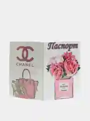Коралловый меланж обложка для паспорта,женская обложка для документа,обложка для загран паспорта силиконовая