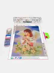 Алмазная мозаика 30х40 см "Ангел" без подрамника