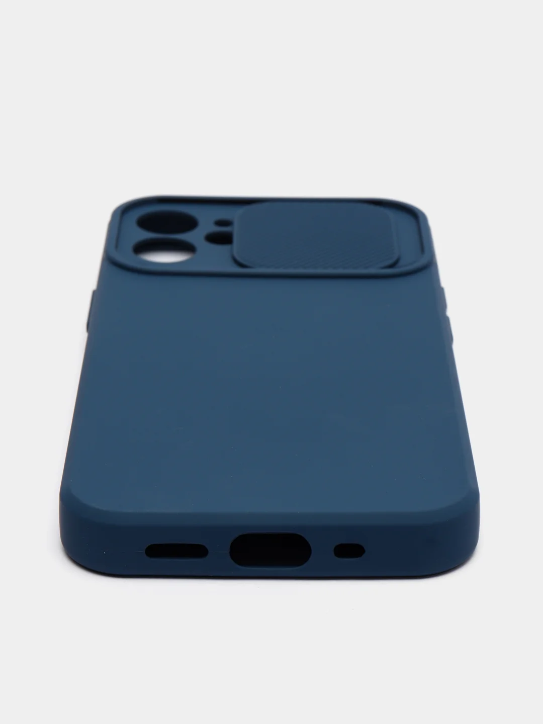Темно-синий чехол для iPhone 11, 13, 12, Pro, Max, Mini, защита камеры, бархатный