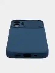Темно-синий чехол для iPhone 11, 13, 12, Pro, Max, Mini, защита камеры, бархатный