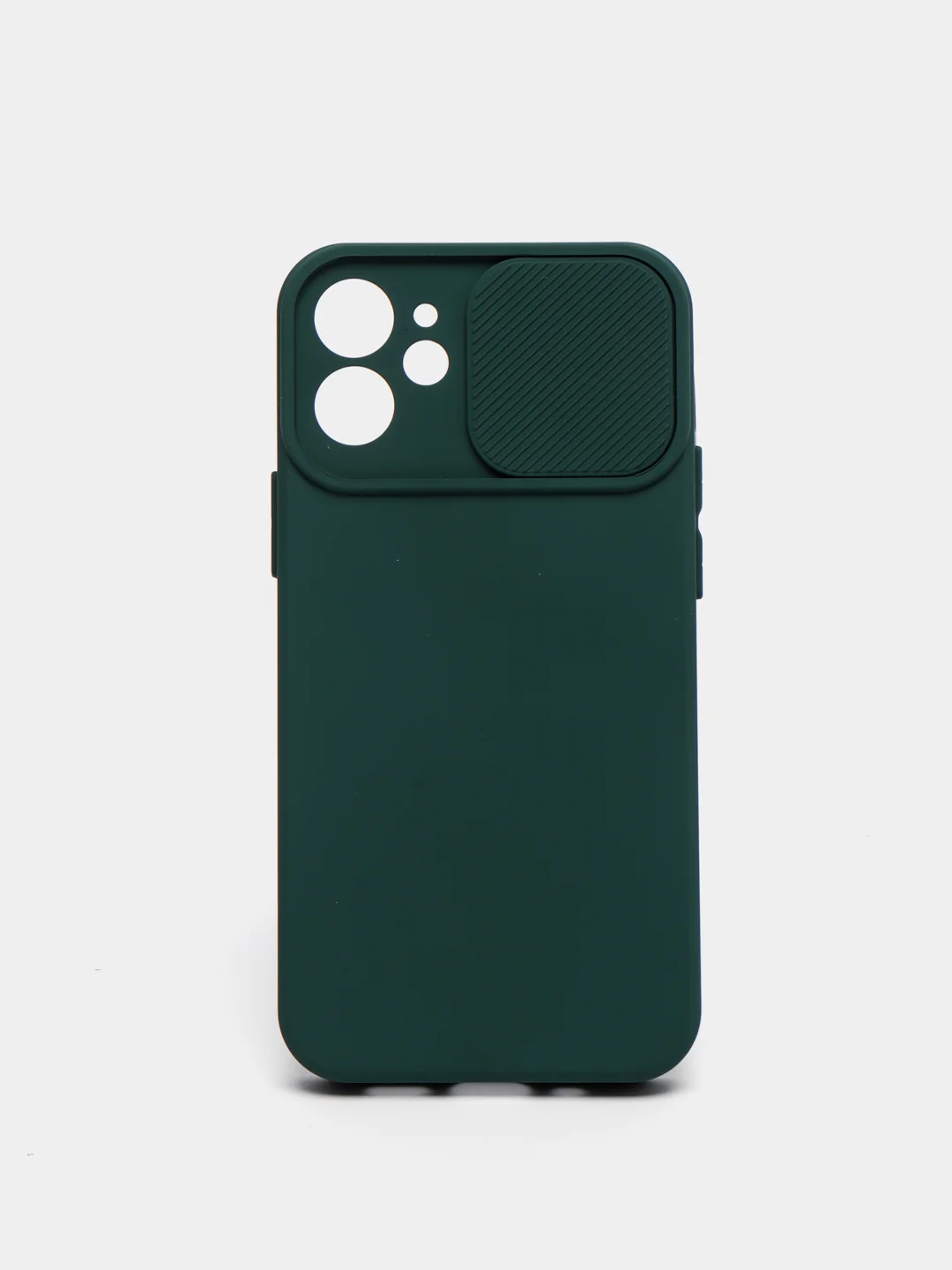 Тёмно-зелёный чехол для iPhone 11, 13, 12, Pro, Max, Mini, защита камеры, бархатный